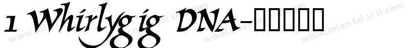 1 Whirlygig DNA字体转换